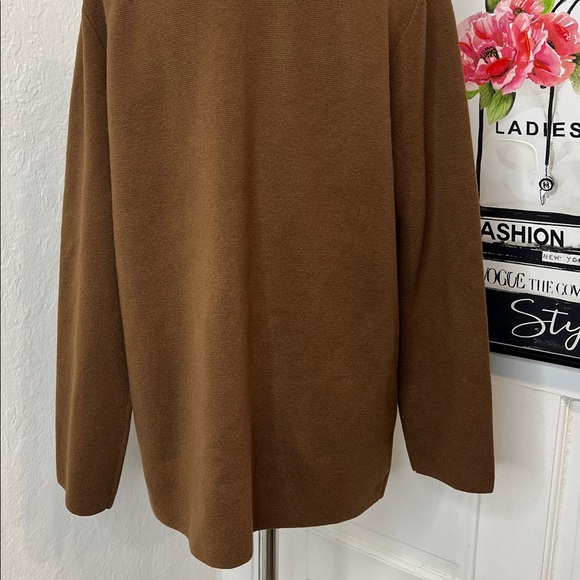 J. Crew Giselle V-Neck Sweater Blazer in Brown Size S - Picture 7 of 9